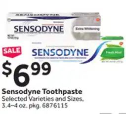 Stop&Shop Sensodyne Toothpaste offer