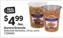 Stop&Shop Aurora Granola offer
