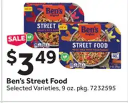 Stop&Shop Ben's Street Food offer