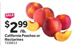 Stop&Shop California Peaches or Nectarines offer