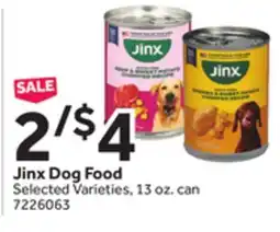 Stop&Shop Jinx Dog Food offer
