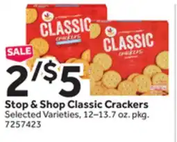 Stop&Shop Stop & Shop Classic Crackers offer