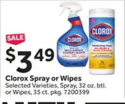 Stop&Shop Clorox Spray or Wipes offer