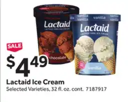 Stop&Shop Lactaid Ice Cream offer
