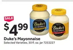 Stop&Shop Duke's Mayonnaise offer