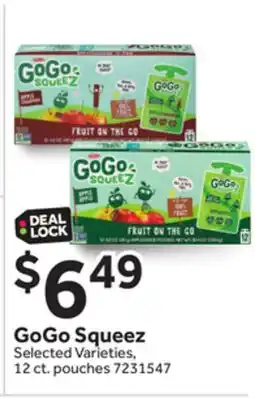 Stop&Shop GoGo Squeez offer