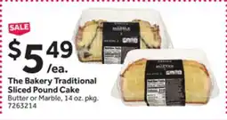 Stop&Shop The Bakery Traditional Sliced Pound Cake offer