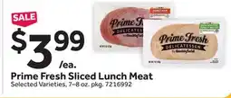 Stop&Shop Prime Fresh Sliced Lunch Meat offer