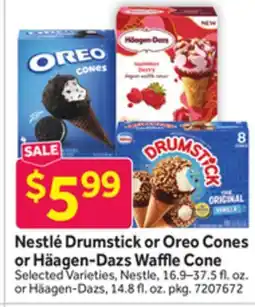 Stop&Shop Nestlé Drumstick or Oreo Cones or Häagen-Dazs Waffle Cone offer