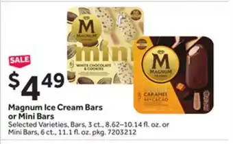 Stop&Shop Magnum Ice Cream Bars or Mini Bars offer