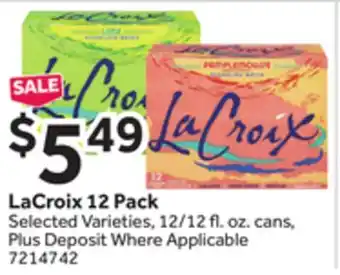 Stop&Shop LaCroix 12 Pack offer