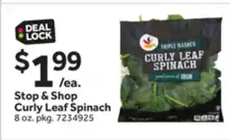 Stop&Shop Stop & Shop Curly Leaf Spinach offer