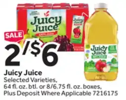 Stop&Shop Juicy Juice offer