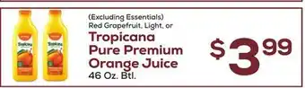 DeCicco & Sons Tropicana Pure Premium Orange Juice offer