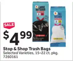 Stop&Shop Stop & Shop Trash Bags offer