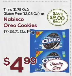 DeCicco & Sons Nabisco Oreo Cookies, 17-18.71 Oz. Pkg offer