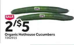 Stop&Shop Organic Hothouse Cucumbers offer