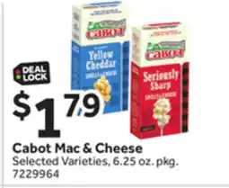 Stop&Shop Cabot Mac & Cheese offer