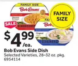 Stop&Shop Bob Evans Side Dish offer