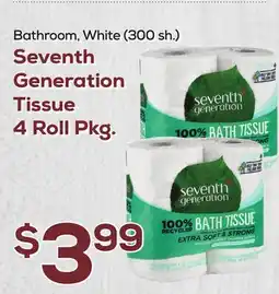DeCicco & Sons Seventh Generation Tissue 4 Roll Pkg offer
