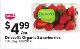 Stop&Shop Driscoll's Organic Strawberries offer
