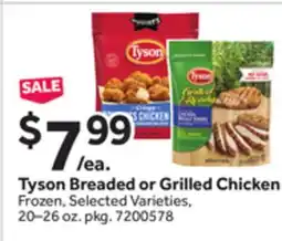 Stop&Shop Tyson Breaded or Grilled Chicken offer