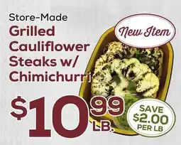DeCicco & Sons Grilled Cauliflower Steaks w/Chimichurri offer