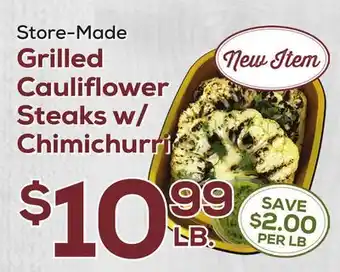DeCicco & Sons Grilled Cauliflower Steaks w/Chimichurri offer
