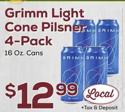 DeCicco & Sons Grimm Light Cone Pilsner 4-Pack offer