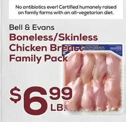 DeCicco & Sons Bell & Evans Boneless/Skinless Chicken Breast offer