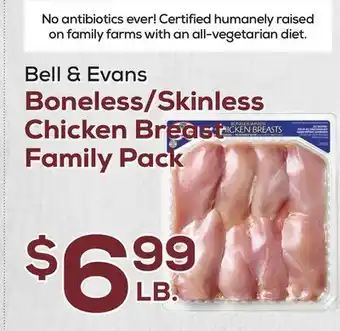 DeCicco & Sons Bell & Evans Boneless/Skinless Chicken Breast offer