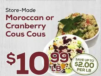 DeCicco & Sons Moroccan or Cranberry Cous Cous offer
