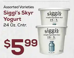 DeCicco & Sons Siggi's Skyr Yogurt offer