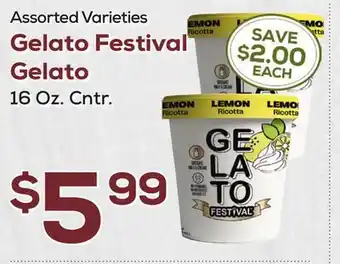 DeCicco & Sons Gelato Festival Gelato offer