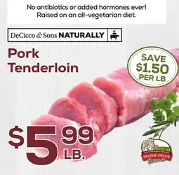 DeCicco & Sons Pork Tenderloin offer