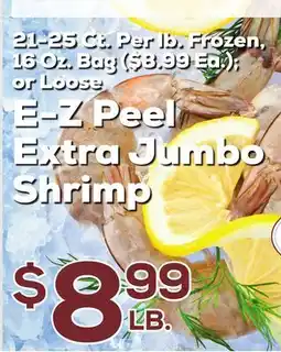 DeCicco & Sons E-Z Peel Extra Jumbo Shrimp offer