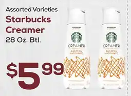 DeCicco & Sons Starbucks Creamer offer