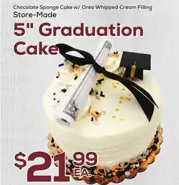 DeCicco & Sons 5 Graduation Cake offer