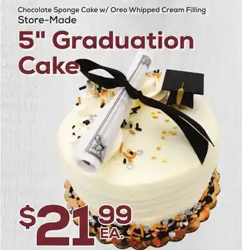 DeCicco & Sons 5 Graduation Cake offer