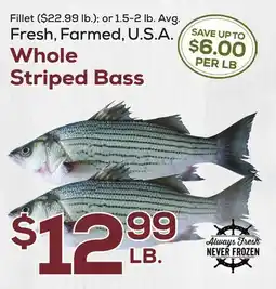 DeCicco & Sons Whole Striped Bass offer