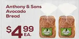 DeCicco & Sons Anthony & Sons Avocado Bread offer