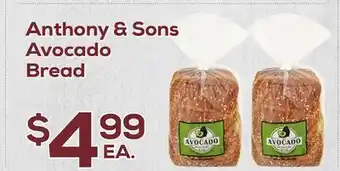 DeCicco & Sons Anthony & Sons Avocado Bread offer