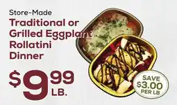 DeCicco & Sons Traditional or Grilled Eggplant Rollatini Dinner offer
