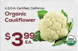 DeCicco & Sons Organic Cauliflower offer