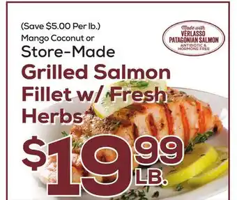 DeCicco & Sons Grilled Salmon Fillet w/Fresh Herbs offer