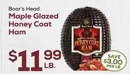 DeCicco & Sons Boar's Head Maple Glazed Honey Coat Ham offer