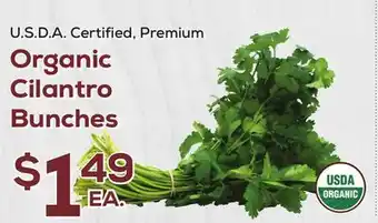 DeCicco & Sons Organic Cilantro Bunches offer