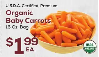DeCicco & Sons Organic Baby Carrots offer