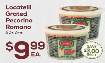 DeCicco & Sons Locatelli Grated Pecorino Romano offer