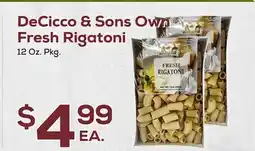 DeCicco & Sons DeCicco & Sons Own Fresh Rigatoni offer
